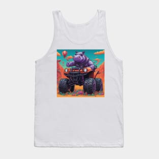 Hippo on ATV Tank Top